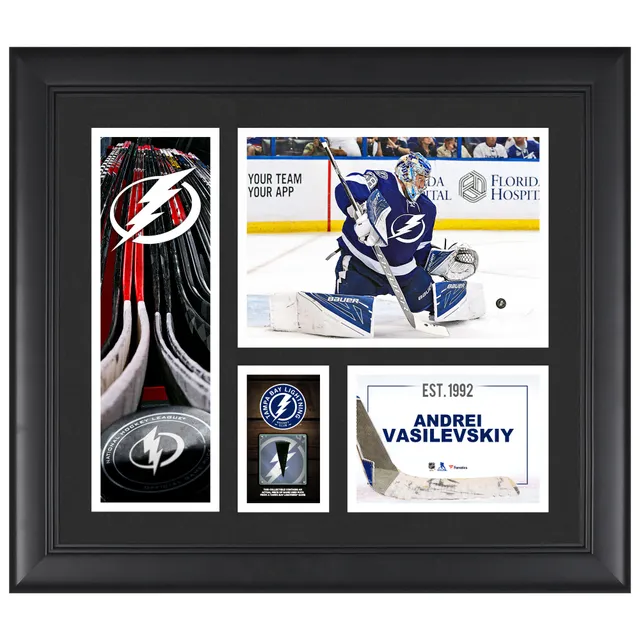 Highland Mint Tampa Bay Lightning Andrei Vasilevskiy Impact Jersey Photo  Frame