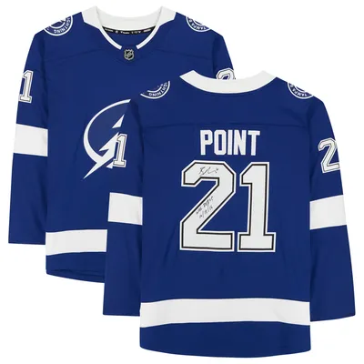 Brayden Point Tampa Bay Lightning Fanatics Authentic Autographed Black  Alternate Fanatics Breakaway Jersey