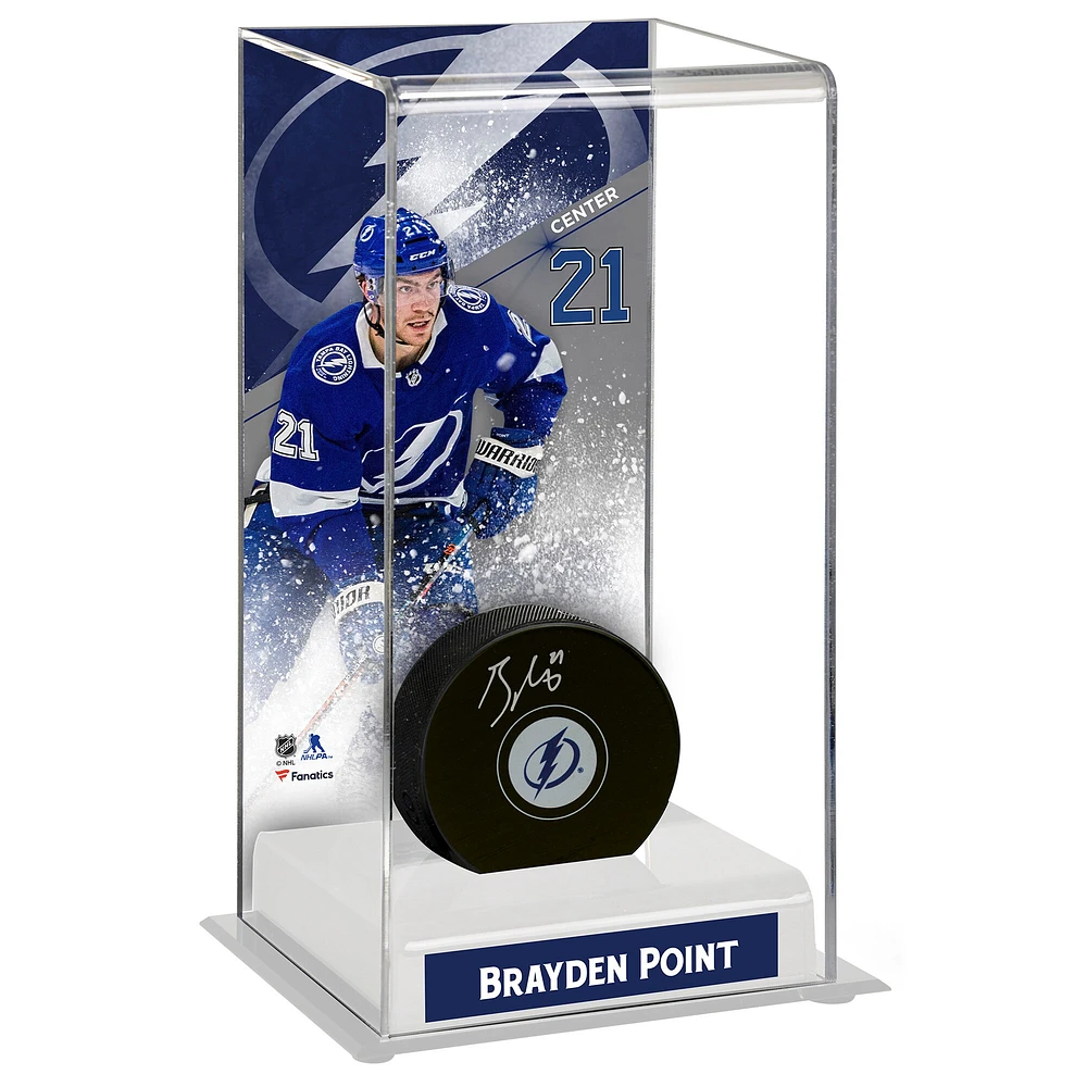 Brayden Point Tampa Bay Lightning Deluxe Grand étui pour rondelle de hockey