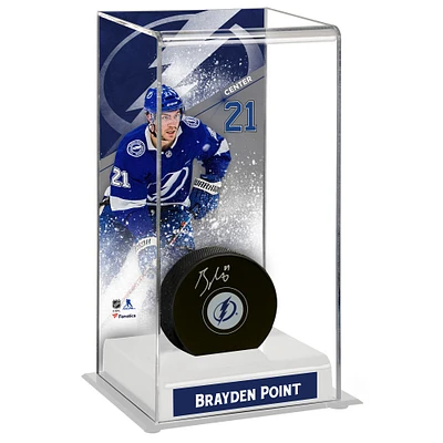 Brayden Point Tampa Bay Lightning Deluxe Grand étui pour rondelle de hockey