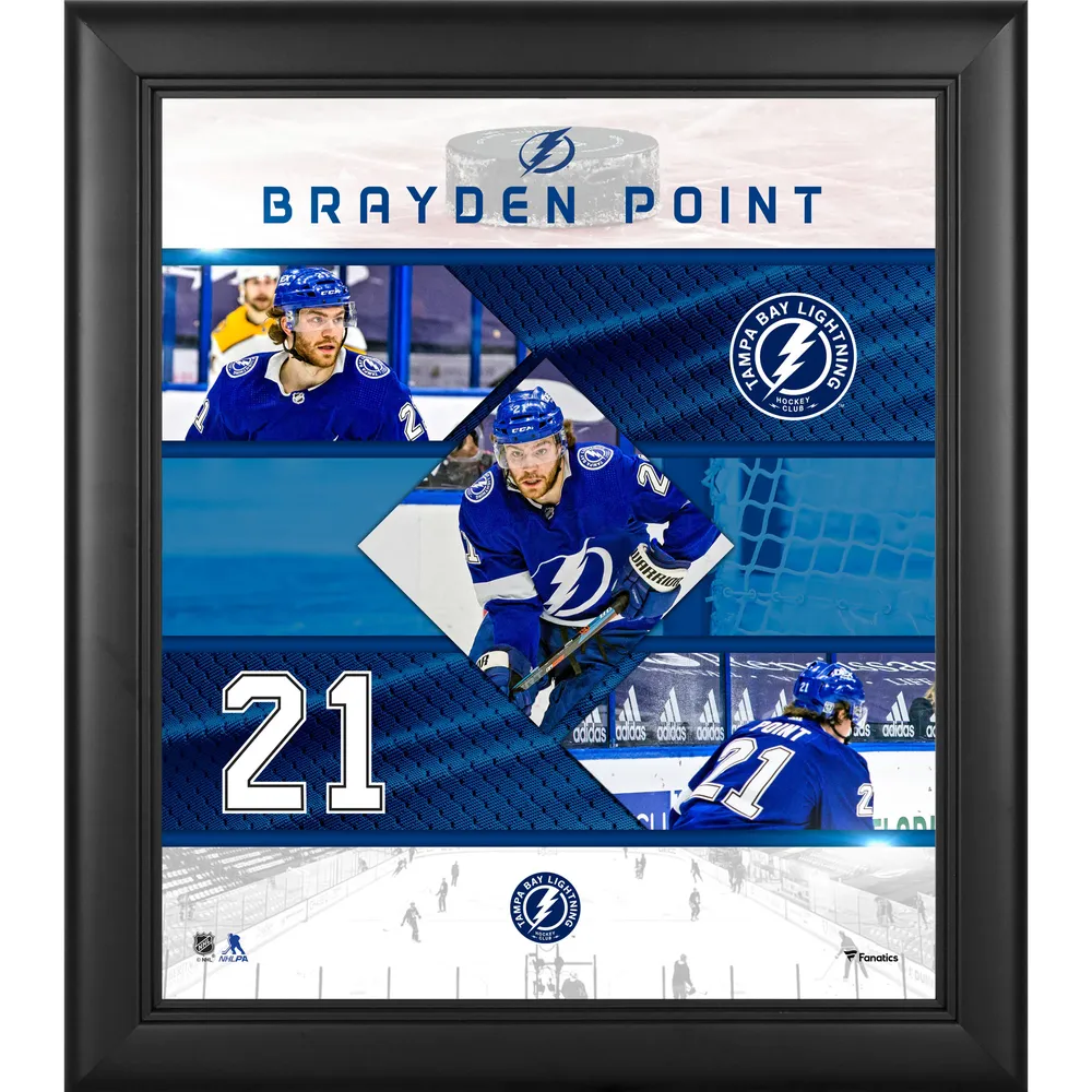 Brayden Point Tampa Bay Lightning Autographed Adidas Jersey