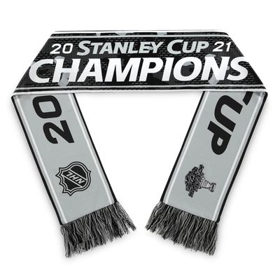 Fanatics Branded Black Tampa Bay Lightning 2021 Stanley Cup Champions - Locker Room Scarf