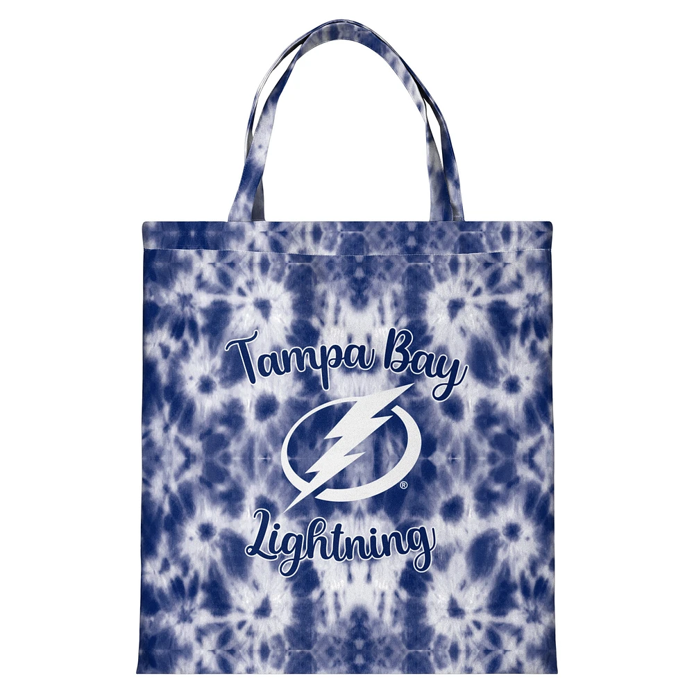 FOCO Tampa Bay Lightning Script Wordmark Tote Bag