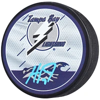 Haydn Fleury Tampa Bay Lightning Autographed 2022-23 Reverse Retro Hockey Puck