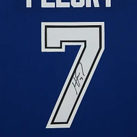 Maillot Breakaway bleu autographié par Haydn Fleury du Lightning de Tampa Bay