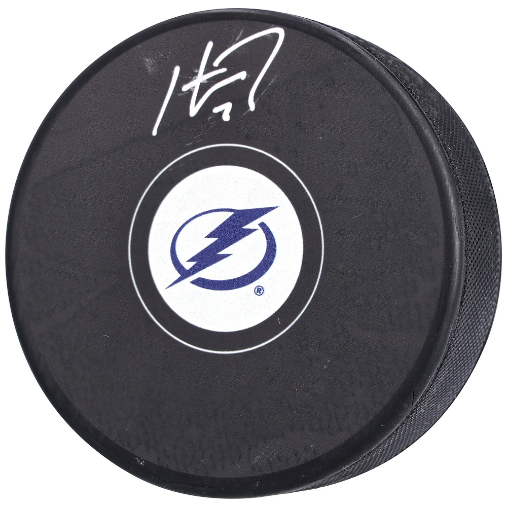 Rondelle de hockey autographiée par Haydn Fleury du Lightning de Tampa Bay