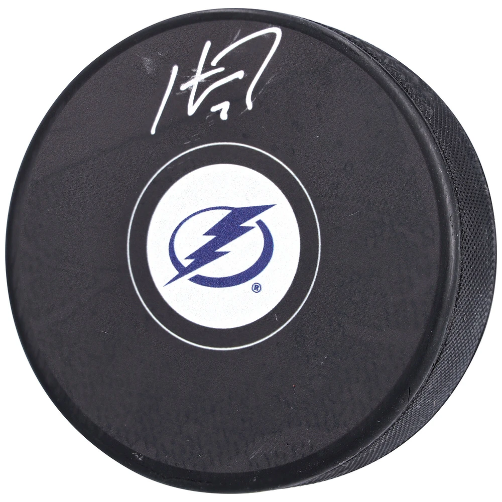 Rondelle de hockey autographiée par Haydn Fleury du Lightning de Tampa Bay