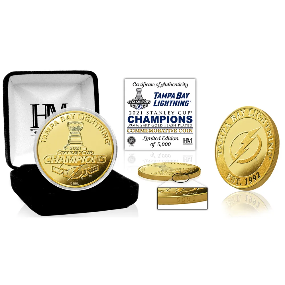 Lids Tampa Bay Lightning Highland Mint 2021 Stanley Cup Champions Gold Mint  Coin