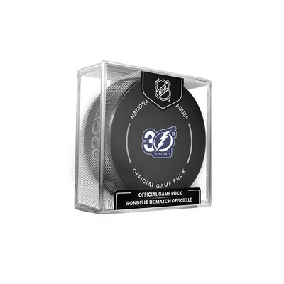 Tampa Bay Lightning Inglasco Unsigned 2022-23 Season Official Game Puck