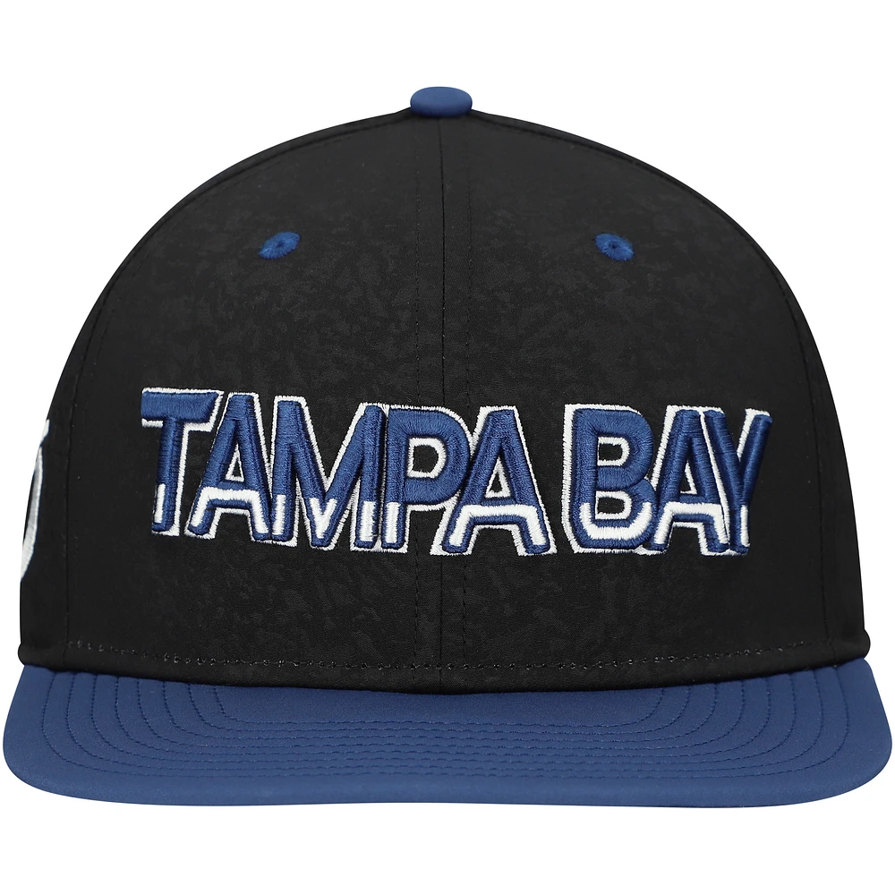 Casquette Snapback noire avec logo alternatif du Lightning de Tampa Bay Fanatics pour hommes