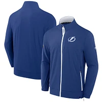 Men's Fanatics  Blue Tampa Bay Lightning Authentic Pro Full-Zip Coaches Jacket