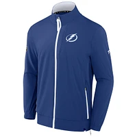 Men's Fanatics  Blue Tampa Bay Lightning Authentic Pro Full-Zip Coaches Jacket