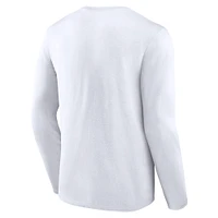 Men's Fanatics  White Tampa Bay Lightning Long Sleeve T-Shirt