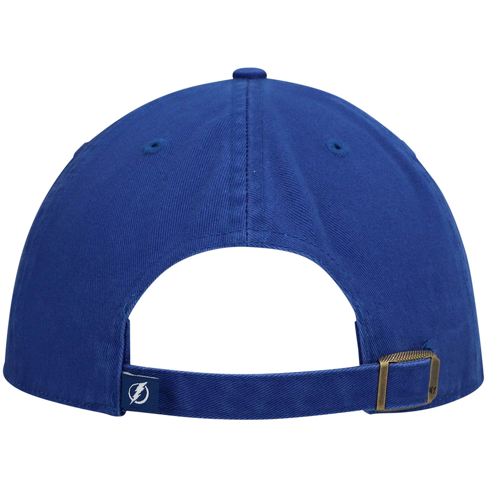 Casquette réglable '47 Blue Tampa Bay Lightning Team Clean Up pour homme