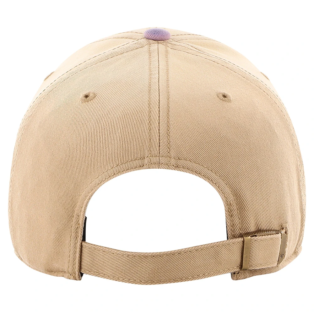 Men's '47 Khaki/Blue Tampa Bay Lightning Dusted Sedgwick MVP Adjustable Hat