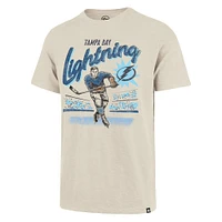 Men's '47  Natural Tampa Bay Lightning Hockey Player Golden Age Scrum T-Shirt
