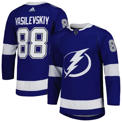 Andrei Vasilevskiy Tampa Bay Lightning Fanatics Authentic Unsigned Alternate Black Jersey in Goal Photograph