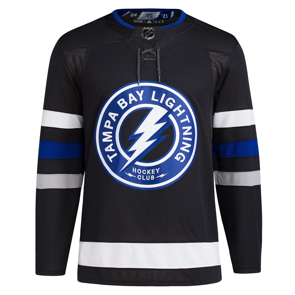 Men's adidas Black Tampa Bay Lightning Alternate Primegreen Authentic Jersey