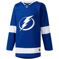 Homme adidas Blue Tampa Bay Lightning 2020/21 Domicile - Maillot Authentic Pro