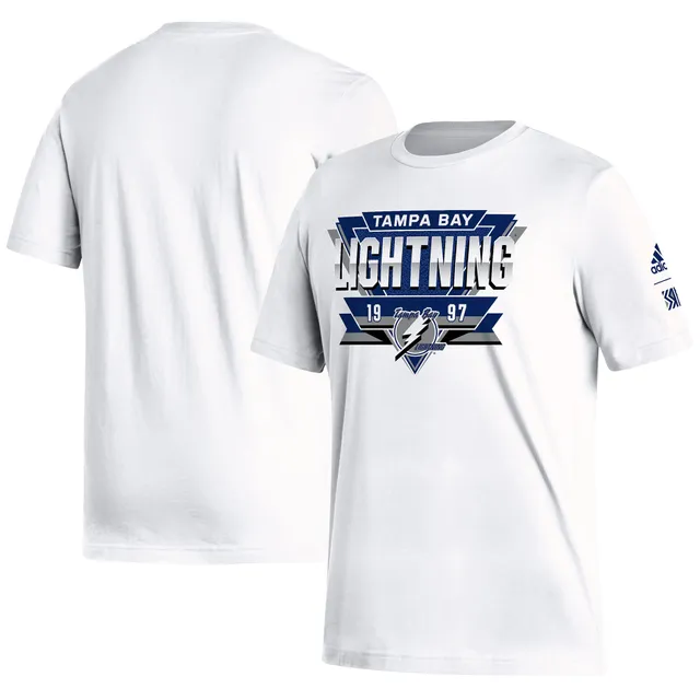 Women's adidas White Tampa Bay Lightning Reverse Retro 2.0 Playmaker T-Shirt