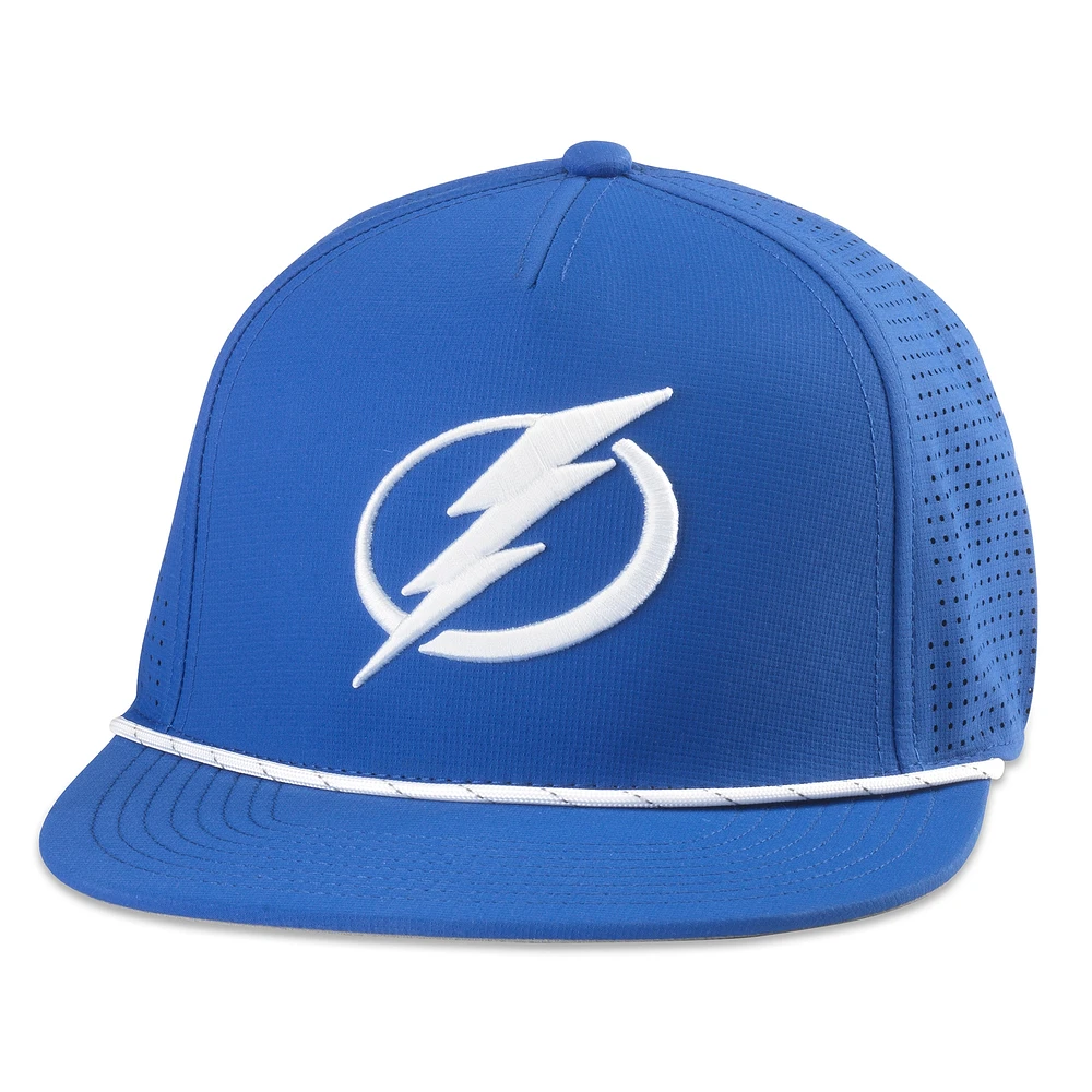 Men's American Needle Blue Tampa Bay Lightning Buxton Pro Tech Adjustable Hat