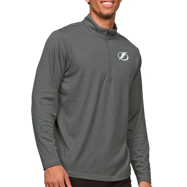 Green Bay Packers Antigua Brigade Quarter-Zip Sweatshirt - Green