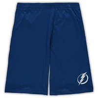 Ensemble de pyjama t-shirt et short pour hommes Concepts Sport bleu/anthracite chiné Tampa Bay Lightning Tailles Big & Tall