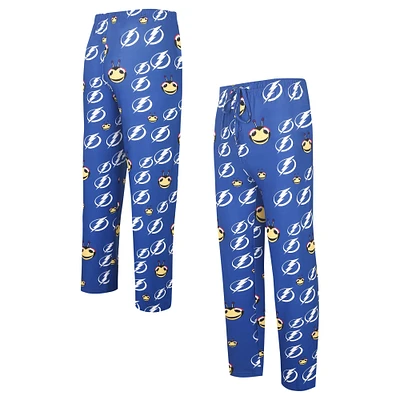 Pantalon de nuit en tricot Concepts Sport bleu Tampa Bay Lightning Gauge pour hommes