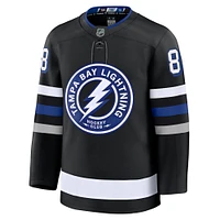 Maillot de remplacement noir premium du Lightning Tampa Bay pour hommes Fanatics Andrei Vasilevskiy