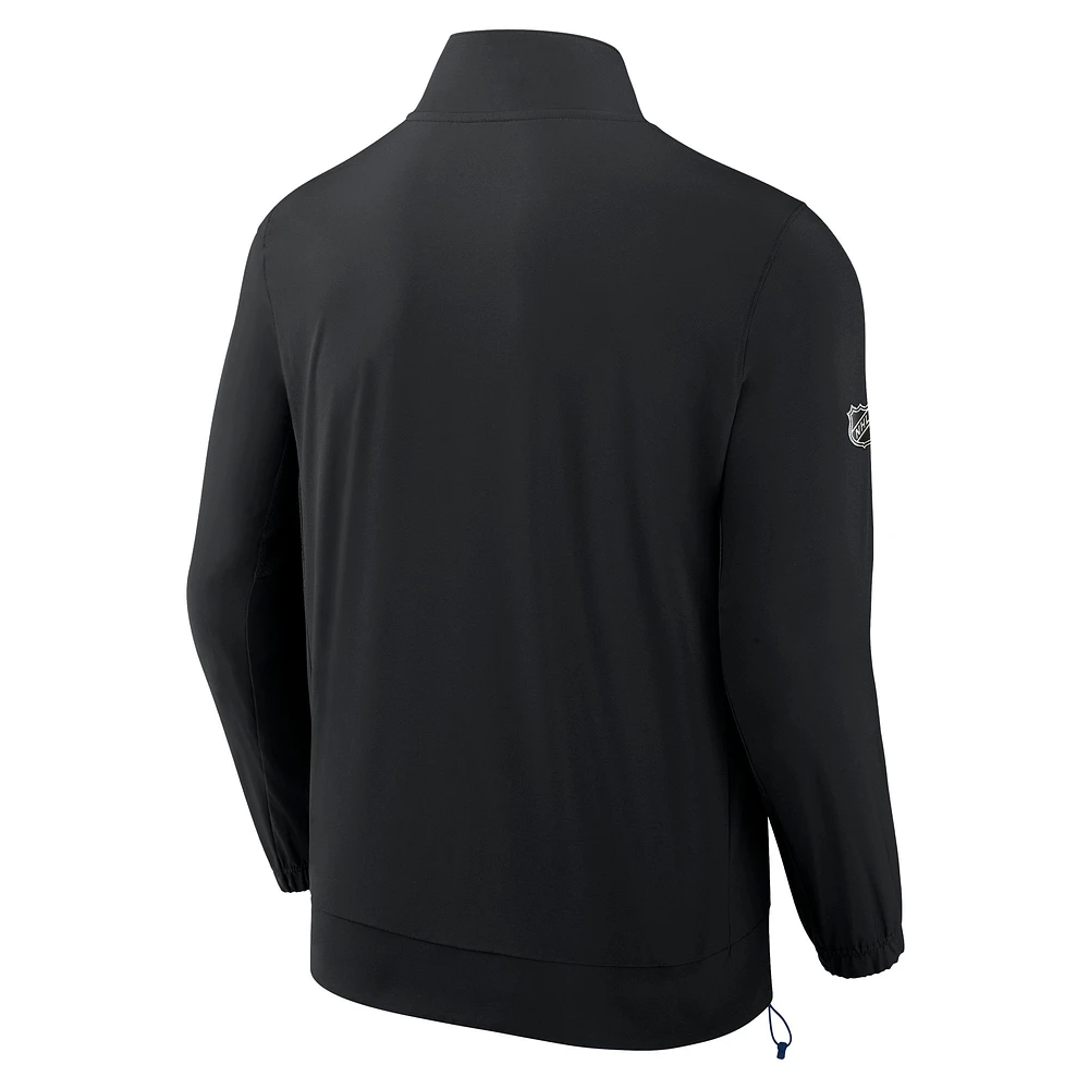 Men's Fanatics Black Tampa Bay Lightning Authentic Pro Rink Full-Zip Jacket
