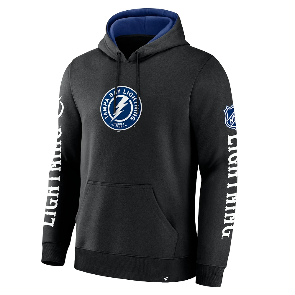 Sweat à capuche en polaire Big City Legacy Tampa Bay Lightning noir Fanatics pour hommes