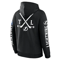 Sweat à capuche en polaire Big City Legacy Tampa Bay Lightning noir Fanatics pour hommes