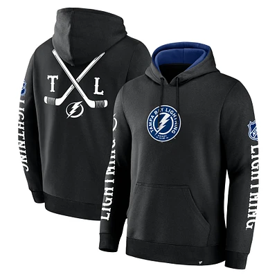 Sweat à capuche en polaire Big City Legacy Tampa Bay Lightning noir Fanatics pour hommes