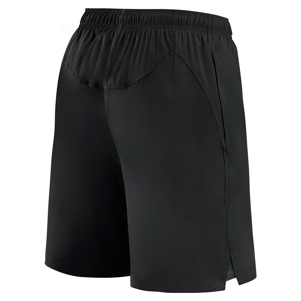 Men's Fanatics  Black Tampa Bay Lightning Tech Training Shorts