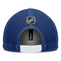 Men's Fanatics Blue/White Tampa Bay Lightning Authentic Pro Hometown Rink Foam Trucker Snapback Hat