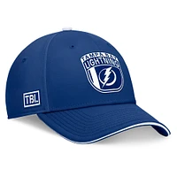 Casquette flexible de repêchage la LNH 2024 Tampa Bay Lightning Fanatics pour hommes, bleue