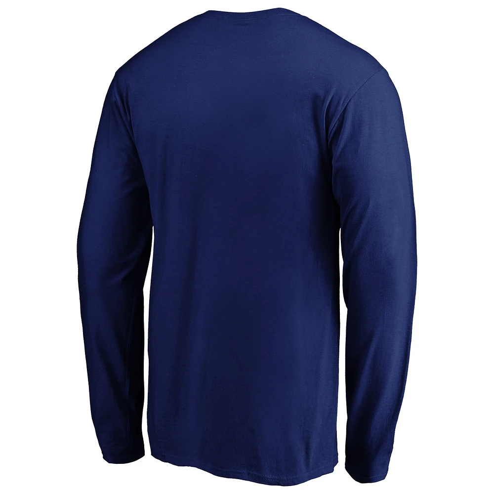 T-shirt à manches longues bleu Fanatics Tampa Bay Lightning Authentic Pro Core Collection Prime pour hommes