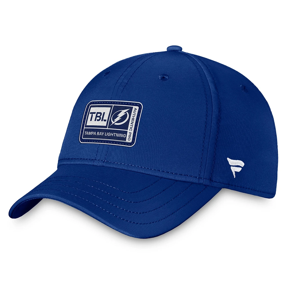 Men's Fanatics  Blue Tampa Bay Lightning Authentic Pro Training Camp Flex Hat