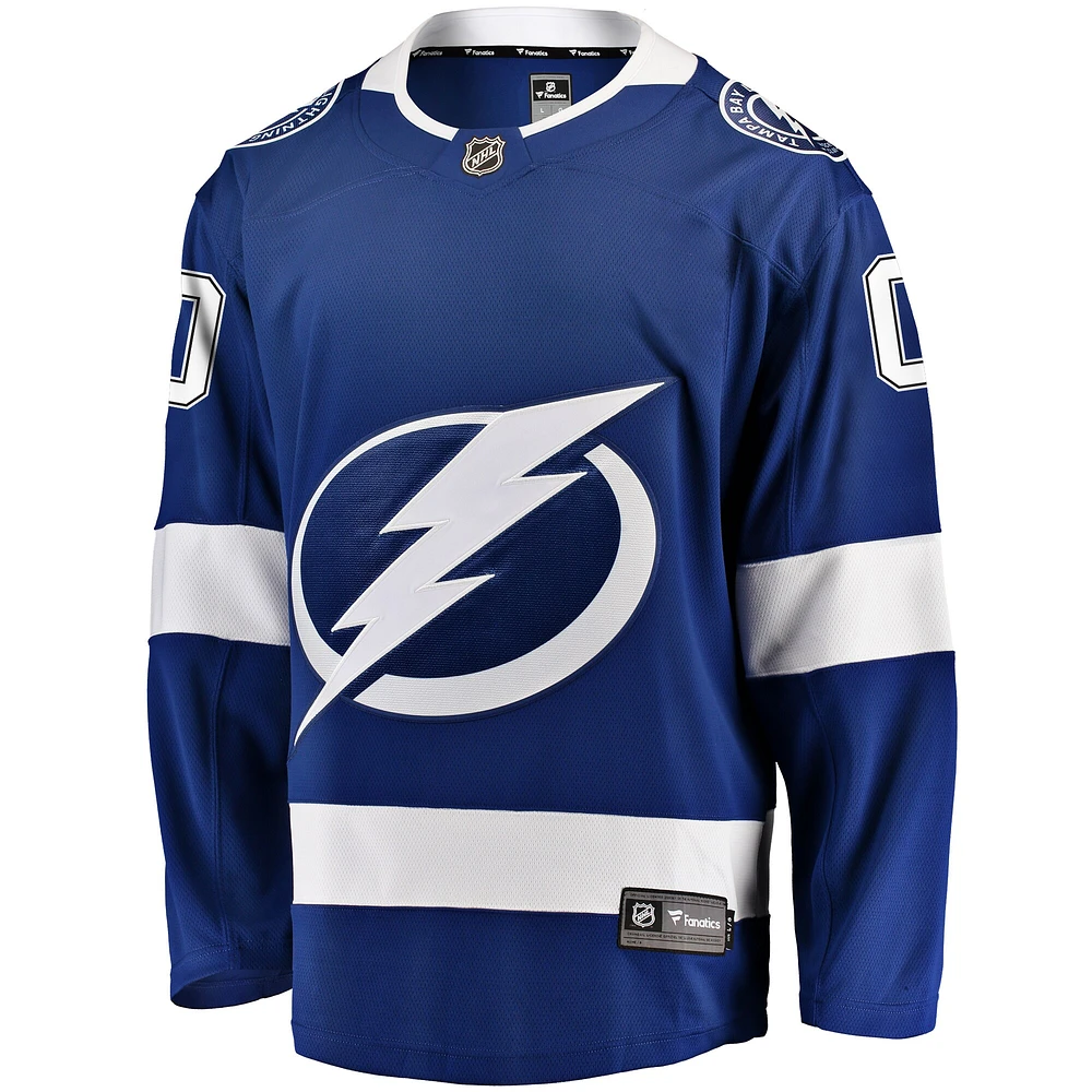 Men's Fanatics Blue Tampa Bay Lightning Breakaway - Custom Jersey
