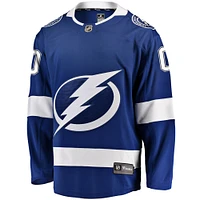 Men's Fanatics Blue Tampa Bay Lightning Breakaway - Custom Jersey