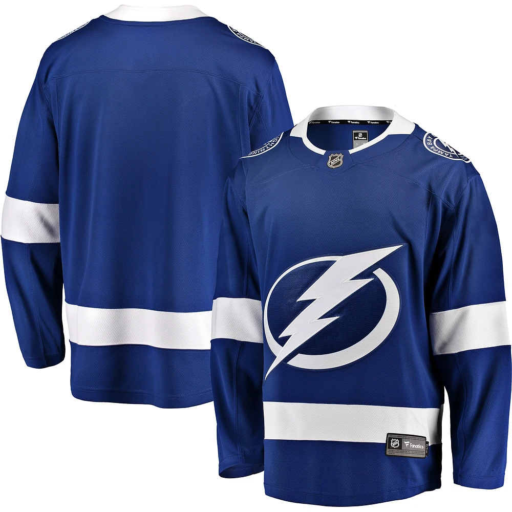 Maillot bleu Tampa Bay Breakaway Fanatics pour hommes