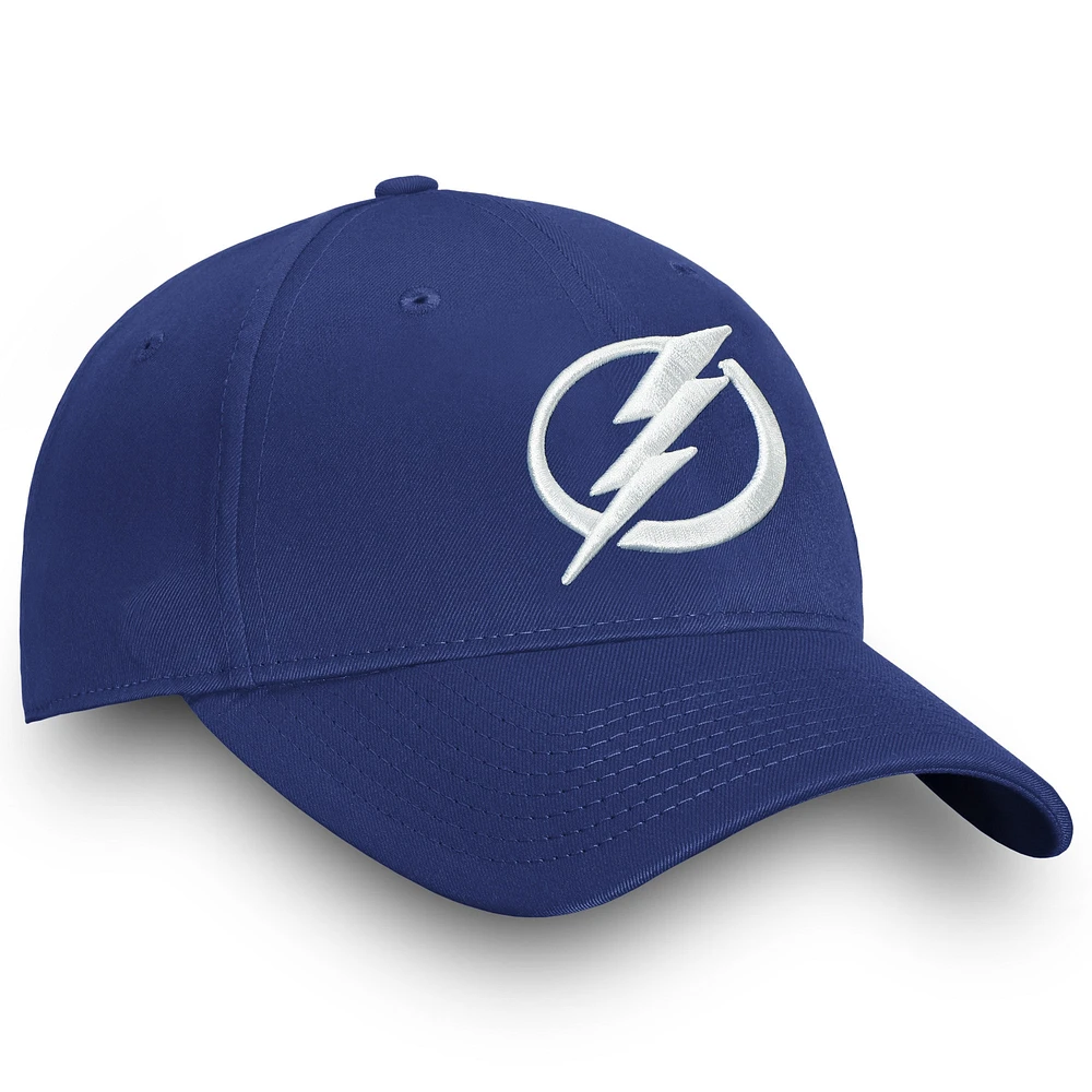 Men's Fanatics Blue Tampa Bay Lightning Core Adjustable Hat