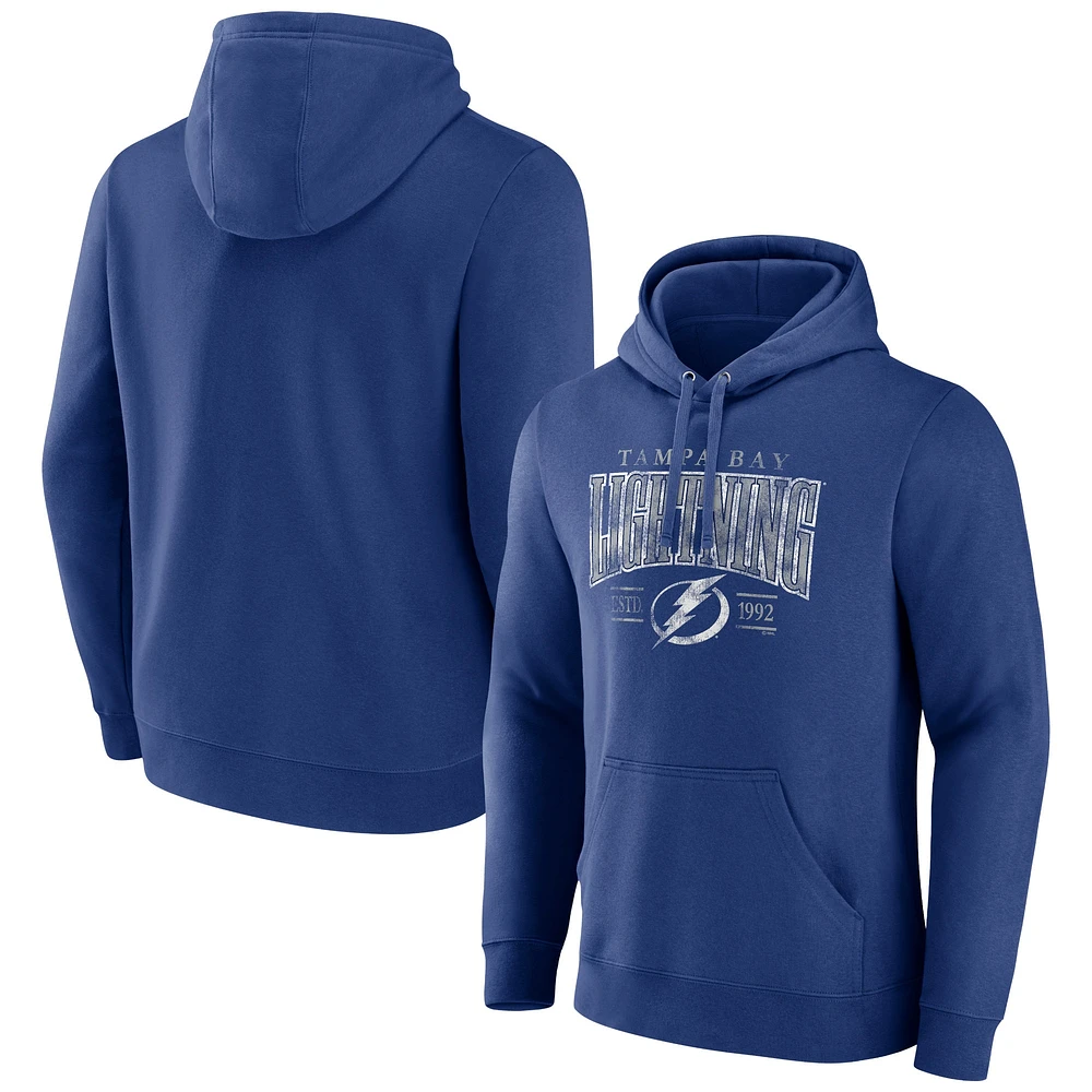 Men's Fanatics Blue Tampa Bay Lightning Dynasty Pullover Hoodie