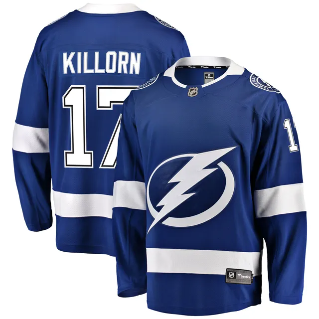 Lids Tampa Bay Lightning Fanatics Branded Youth Home Replica Blank Jersey -  Blue