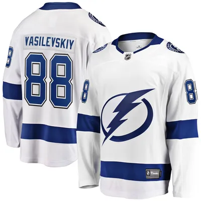 Andrei Vasilevskiy Tampa Bay Lightning Fanatics Branded Women's Home 2022 Stanley  Cup Final Breakaway Player Jersey - Blue