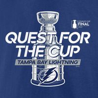 Tampa Bay Lightning Fanatics Branded 2021 Stanley Cup Champions Man  Advantage Multi-Hit T-Shirt - Blue