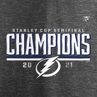 Men's Fanatics Branded Heathered Gray Tampa Bay Lightning 2021 Stanley Cup Champions Locker Room T-Shirt