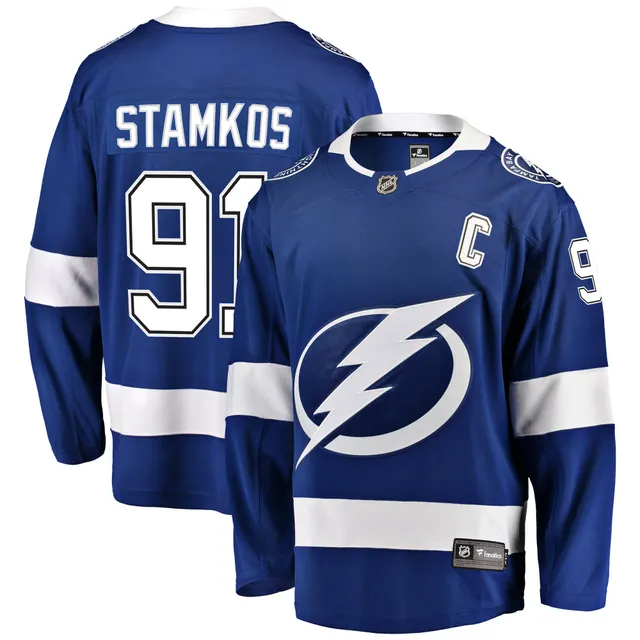 Steven Stamkos White Tampa Bay Lightning Autographed adidas Authentic Jersey  with 2020 Stanley Cup Final Patch