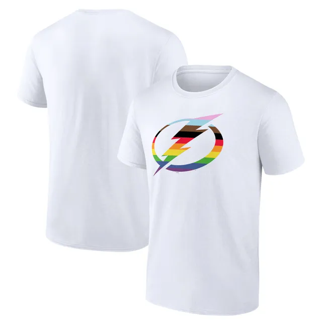 Men's Fanatics Branded White Super Bowl LV Tampa Bay Logo T-Shirt