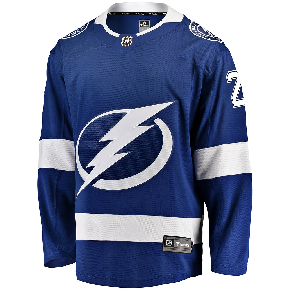 Maillot de joueur échappé à domicile Fanatics Brayden Point bleu du Lightning Tampa Bay pour hommes